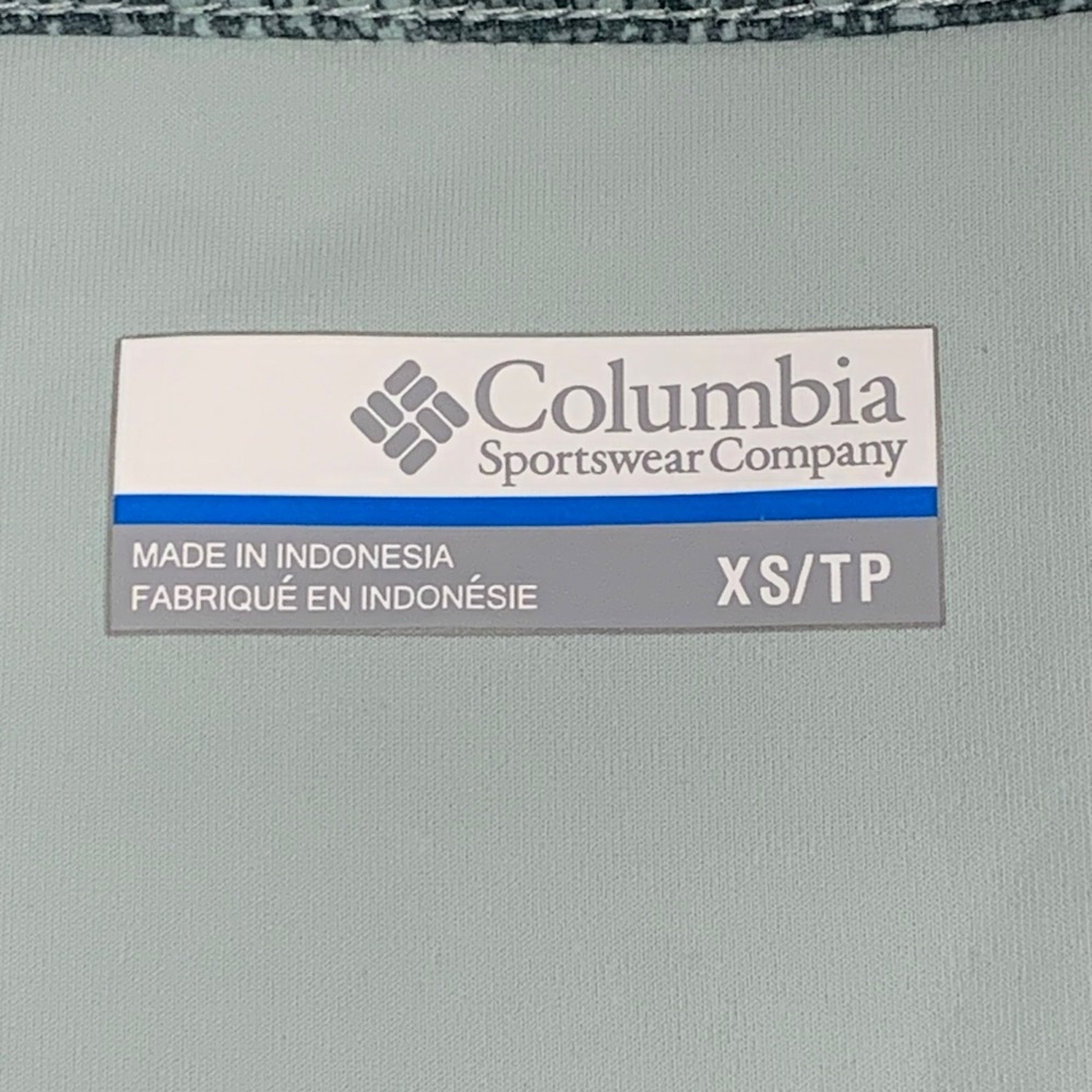 Columbia Womens XS Green Speckled Racerback Active Dress Sun Cold Bay PFG XK0033 - Picture 8 of 13